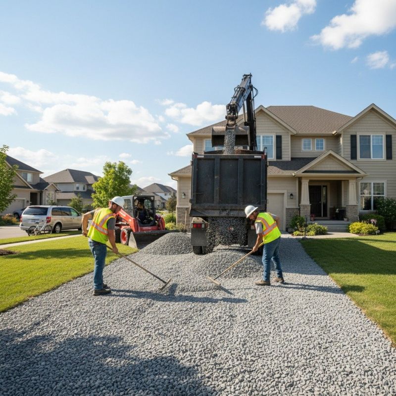 Driveway Stone Installation