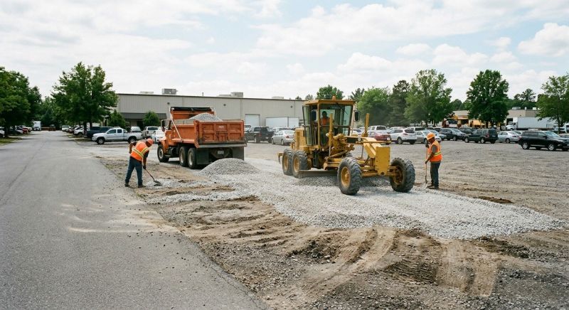 Parking Lot Excavation in Cleveland, TN