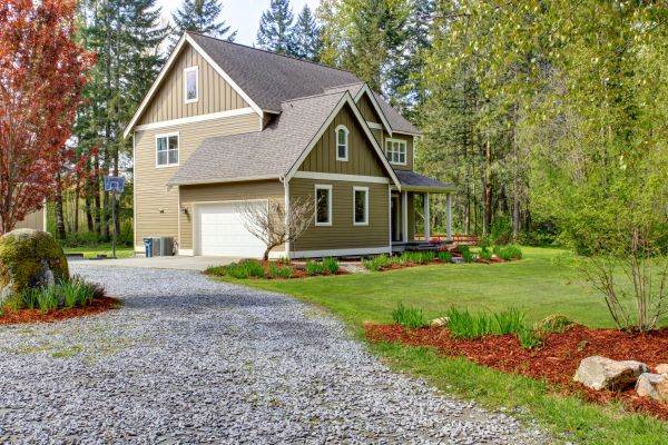 Crushed Stone Driveway Install